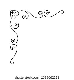 Decorative icon vector. Ornaments elements illustration sign. Decorative elements symbol or logo.
