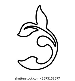 Decorative icon vector. Ornaments elements illustration sign. Decorative elements symbol or logo.