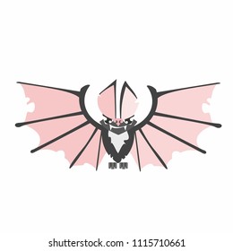 Decorative illustration bat 