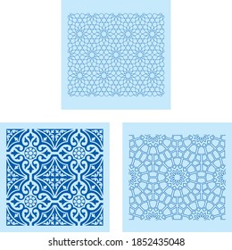 Decorative illustration design with floral ornaments. Templates for printing postcards, invitations, books, for textiles, engraving, wooden furniture, forging etc.