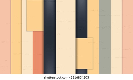 Decorative Illustration Minimal abstract Shape background vector illustration