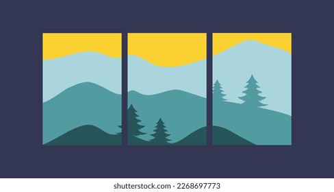 Decorative Illustrations abstract color paper art illustration set. Contrast colors. Vector design layout for banners presentations, flyers, posters and invitations. Eps10. SSTKabstract