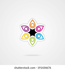 decorative Indian design element . eps-10.