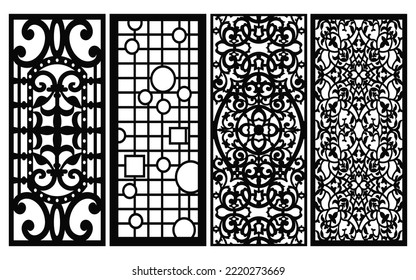 decoración de diseño islámico moderno en blanco y negro 