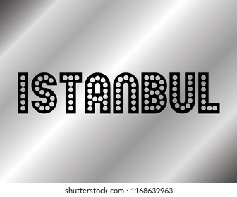 Decorative Istanbul Text