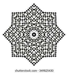 Decorative items to decorate your work. Vector design elements. Vector graphic elements for design. Geometric fashion pattern. 