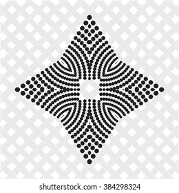 Decorative items to decorate your work. Vector design elements. Vector graphic elements for design. Geometric fashion pattern.  Vector star, snowflake, round pattern.