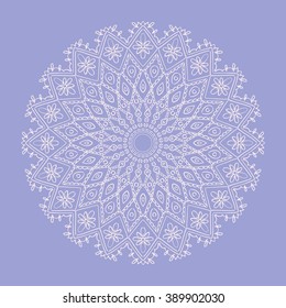 Decorative items to decorate your work. For the design and decoration background, packaging, fabrics, 
textiles. Abstract circular pattern mandala.