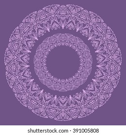 Decorative items to decorate your work. For the design and decoration background, packaging, fabrics, textiles. Abstract circular pattern mandala.