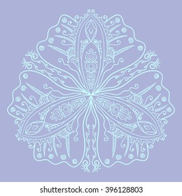 Decorative items to decorate your work. For the design and decoration background, packaging, fabrics, 
textiles. Abstract circular pattern mandala.
