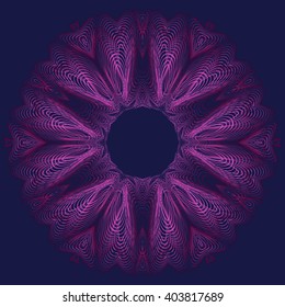 Decorative items to decorate your work. Vector design elements. Vector graphic elements for design. Geometric fashion pattern. Vector mandala. 