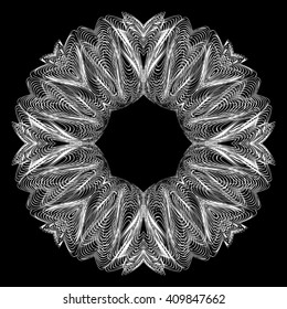 Decorative items to decorate your work. Vector design elements. Vector graphic elements for design. Geometric fashion pattern. Vector mandala. 