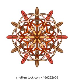 Decorative items to decorate your work. Vector design elements isolated on white background. Vector graphic elements for design. Geometric fashion pattern.