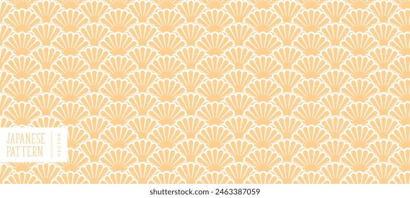 decorative japanese pattern cultural banner with flowing water design vector