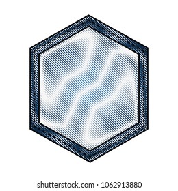 decorative label dotted frame simple image