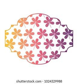 decorative label flowers stem spring decoration