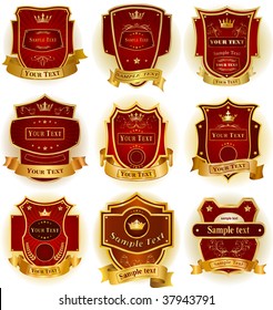 Decorative labels collection