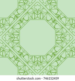 decorative lace frame. seamless pattern. vector illustration