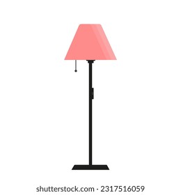 Decorative lamp for the interior. Vector illustration.
