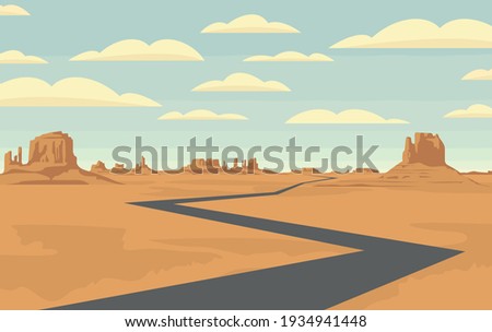 Similar – Image, Stock Photo endless Landscape Canyon
