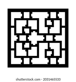 Decorative laser cut panels, CNC pattern template