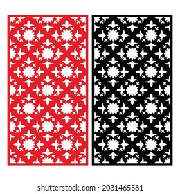 Paneles de corte láser decorativos, plantilla de patrón CNC