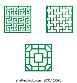 Decorative laser cut panels, CNC pattern template