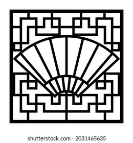 Decorative laser cut panels, CNC pattern template