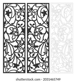 Paneles de corte láser decorativos, plantilla de patrón CNC