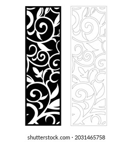 Paneles de corte láser decorativos, plantilla de patrón CNC