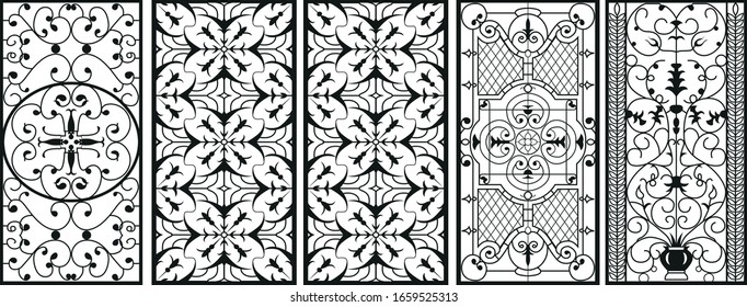 Ajuste de corte láser decorativo-42 - 5 piezas