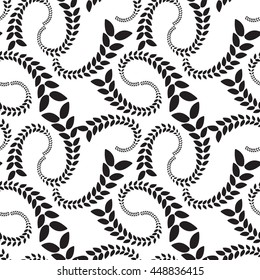 Decorative leaf pattern