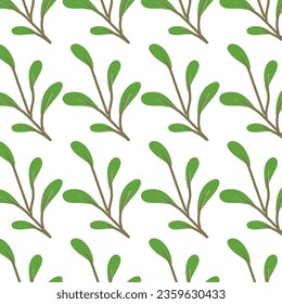 Decorative leaf patterns on a white background, leaf ornaments, leaf motif wrapping paper