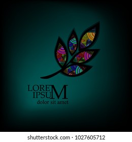 Decorative leaves. Vector