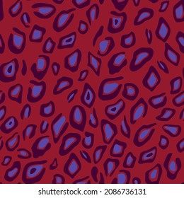 Decorative leopard print design. African animal skin print fur texture background. Vector geometric spotted seamless pattern with organic micro cell texture.