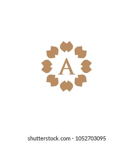 Decorative Letter A Logo Design