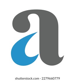 A decorative letter logo template