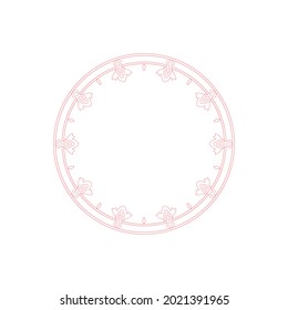 Fondo de luz decorativa con patrón circular ornamental. Diseño de plantilla de tarjeta. Ilustración vectorial.