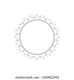 Fondo de luz decorativa con patrón circular ornamental. Diseño de plantilla de tarjeta. Ilustración vectorial.