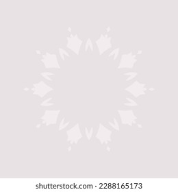 Fondo de luz decorativa con patrón circular ornamental. Diseño de plantilla de tarjeta. Ilustración vectorial.