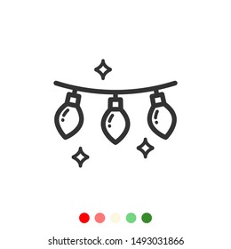 Decorative light icon,Vector and Illustration.