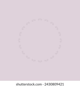 Decorative light purple background with ornamental circular pattern. Card template design. Vector illustration.