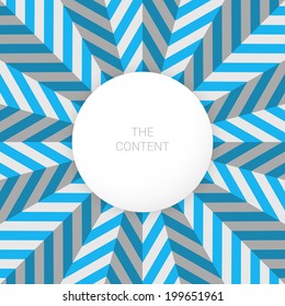 Decorative light rays abstract blue vector background