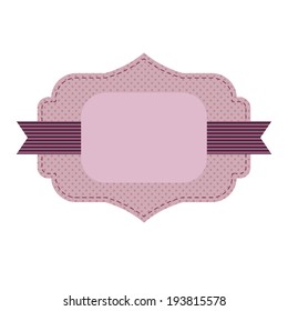 decorative lilac frame for text