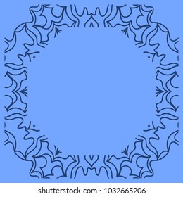 Decorative line art frames for design template. Vector illustration for invitations and greeting cards