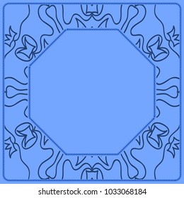Decorative line art frames for design template. Vector illustration for invitations and greeting cards