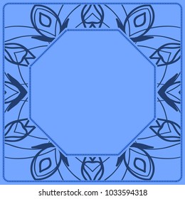 Decorative line art frames for design template. Vector illustration for invitations and greeting cards