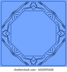 Decorative line art frames for design template. Vector illustration for invitations and greeting cards