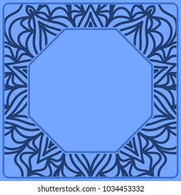 Decorative line art frames for design template. Vector illustration for invitations and greeting cards