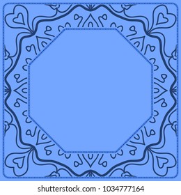 Decorative line art frames for design template. Vector illustration for invitations and greeting cards
